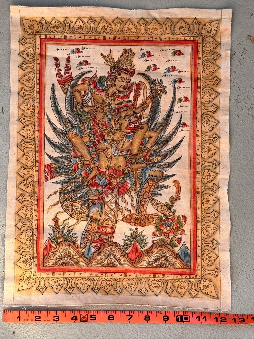 Vintage collectible Hindu Thai artwork